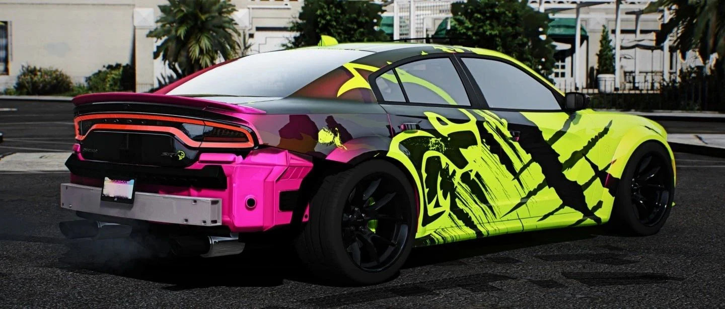 Dodge Charger Green Hell V2 (6 Seater) I MENI