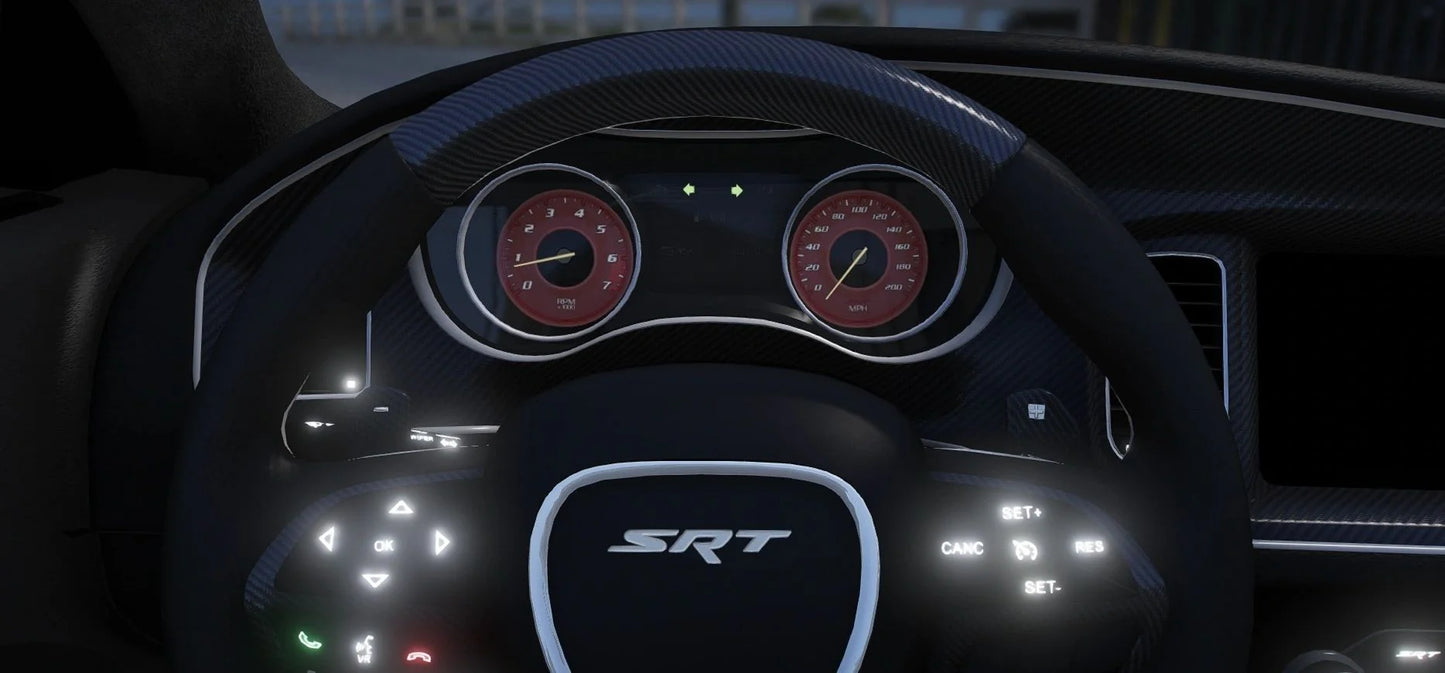 Dodge Charger Hellcat (5 Seater) 1 on Roof | Lord Customs