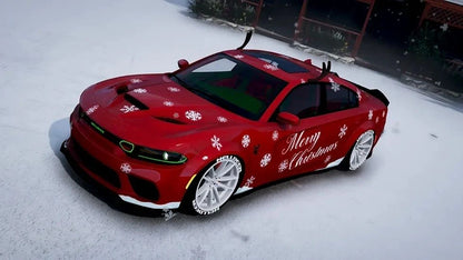 Dodge Charger Hellcat Deer Christmas (3 Liveries) | Underground Customs