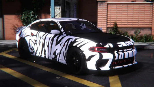 Dodge Charger Hellcat Hermes Zebra Edition | Gwoppytrai