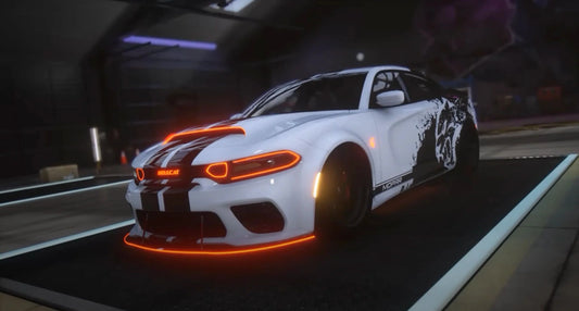 Dodge Charger Hellcat Animated Lights