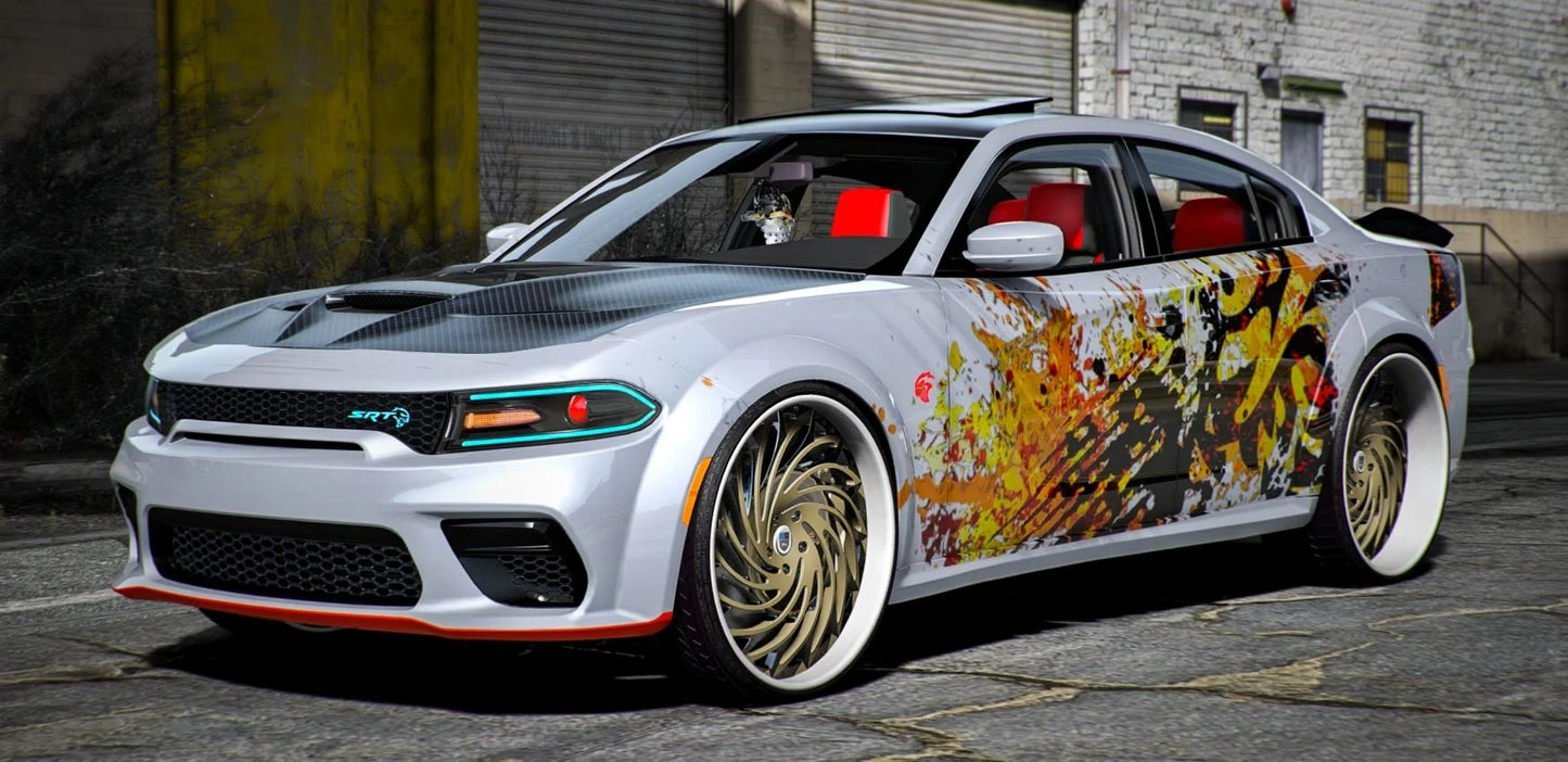 Dodge Charger Hellcat Widebody on Asanti Rims | Mopar Mak
