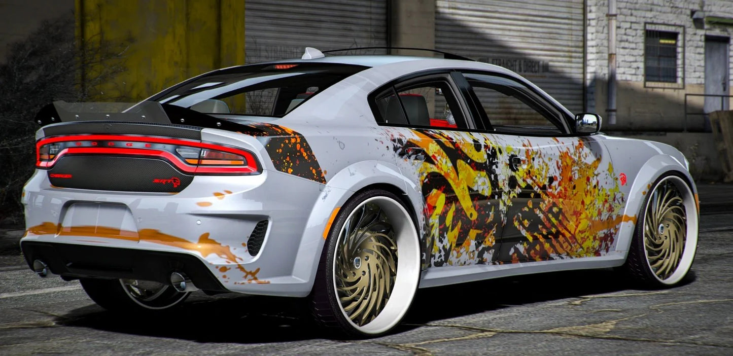 Dodge Charger Hellcat Widebody on Asanti Rims | Mopar Mak