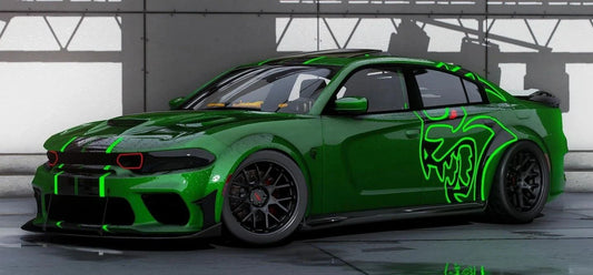 Dodge Charger Hellcat With Cash, AK's and Money (Removable Livery) | Tway | Tuned