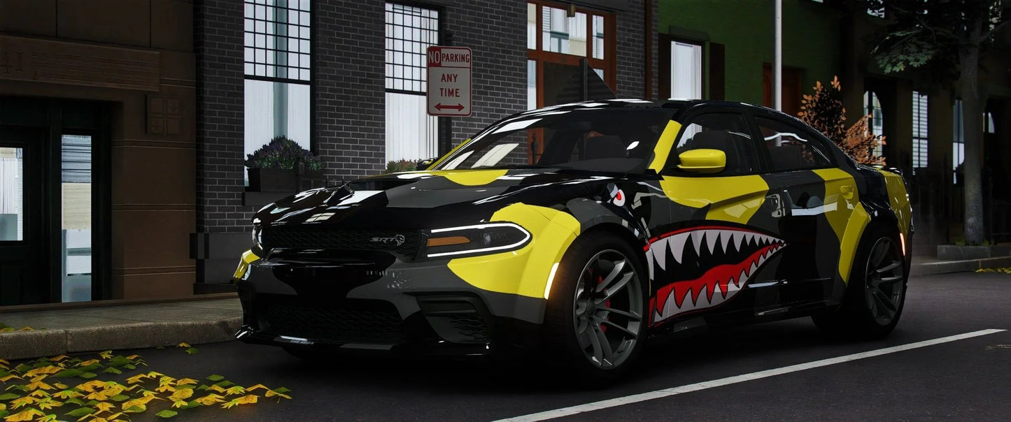 Dodge Charger NZ Camo Yelow Boy | JDZ