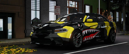 Dodge Charger NZ Camo Yelow Boy | JDZ