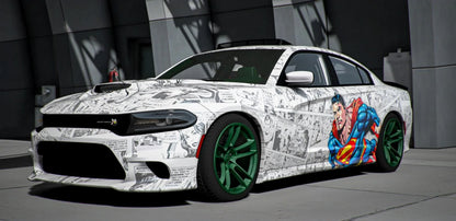 Dodge Charger Scatpack SuperBee Superman Comic Livery | FX Builds