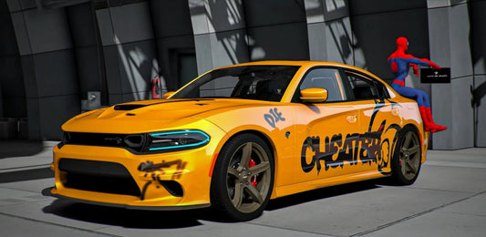 Dodge SRT Hellcat Cheater Bomb Graffiti Edition + Spiderman | FX Builds
