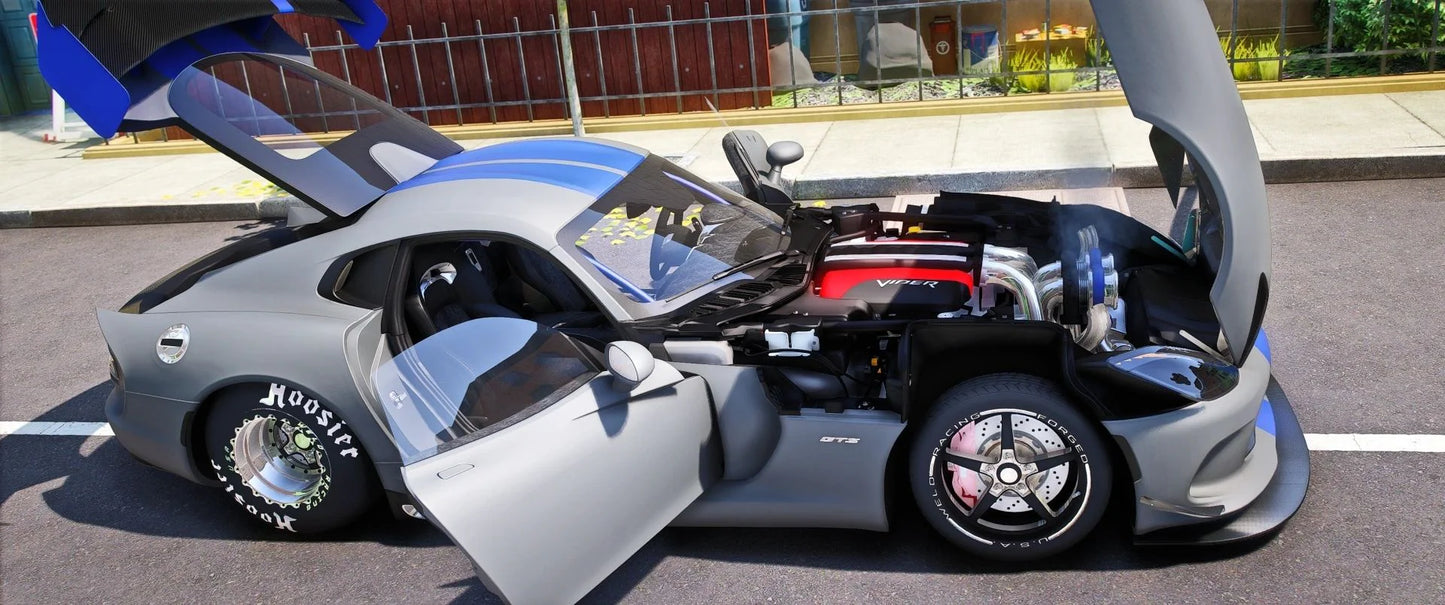 Dodge Viper TT 2000 HP Drag | FLE