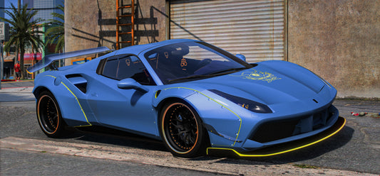Custom Oni Liberty Walk Ferrari 488 Spider | DEFz Customs