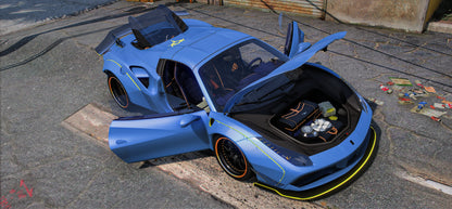 Custom Oni Liberty Walk Ferrari 488 Spider | DEFz Customs
