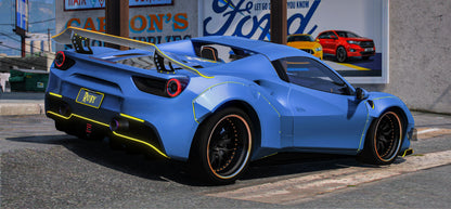 Custom Oni Liberty Walk Ferrari 488 Spider | DEFz Customs