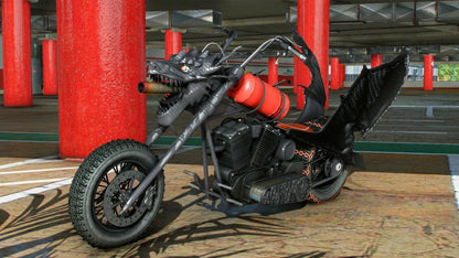 Dragon Bike Flame | Voodoo Customs