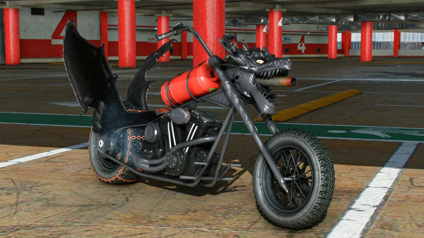 Dragon Bike Flame | Voodoo Customs