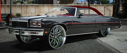 Drop Top 1975 Chevrolet Caprice Classic Convertible GF Wheels | Pnut