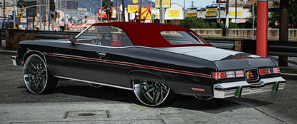 Drop Top 1975 Chevrolet Caprice Classic Convertible GF Wheels | Pnut