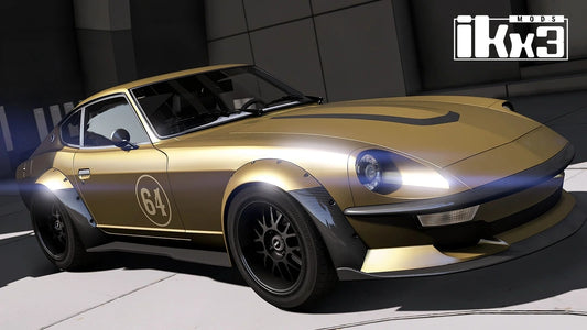 Datsun 280Z Fosberg Racing Gold Leader 1975 | Ikx3