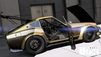 Datsun 280Z Fosberg Racing Gold Leader 1975 | Ikx3