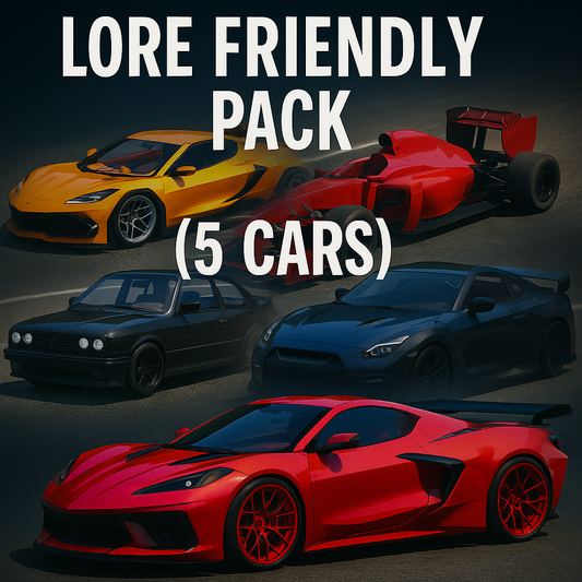 (Debadged LF) Lore Friendly Pack (5 Cars)