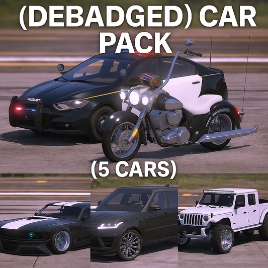 (Debadged) Car Pack (5 Cars)
