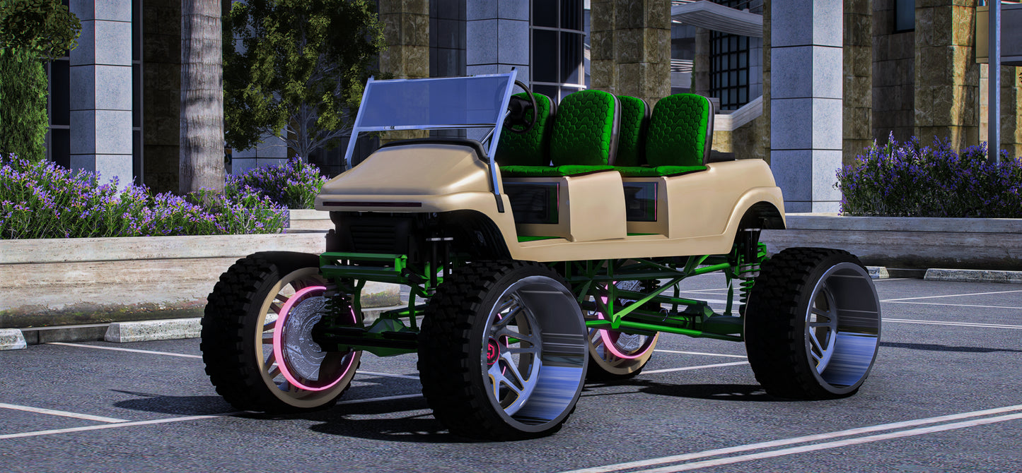 (Debadged) SEMA Lifted CADDI KART 4 Seater | GG
