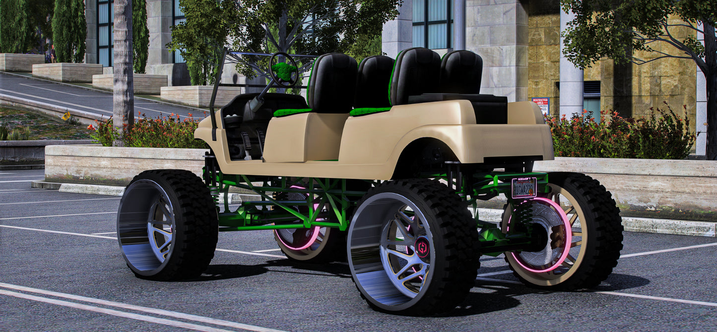 (Debadged) SEMA Lifted CADDI KART 4 Seater | GG
