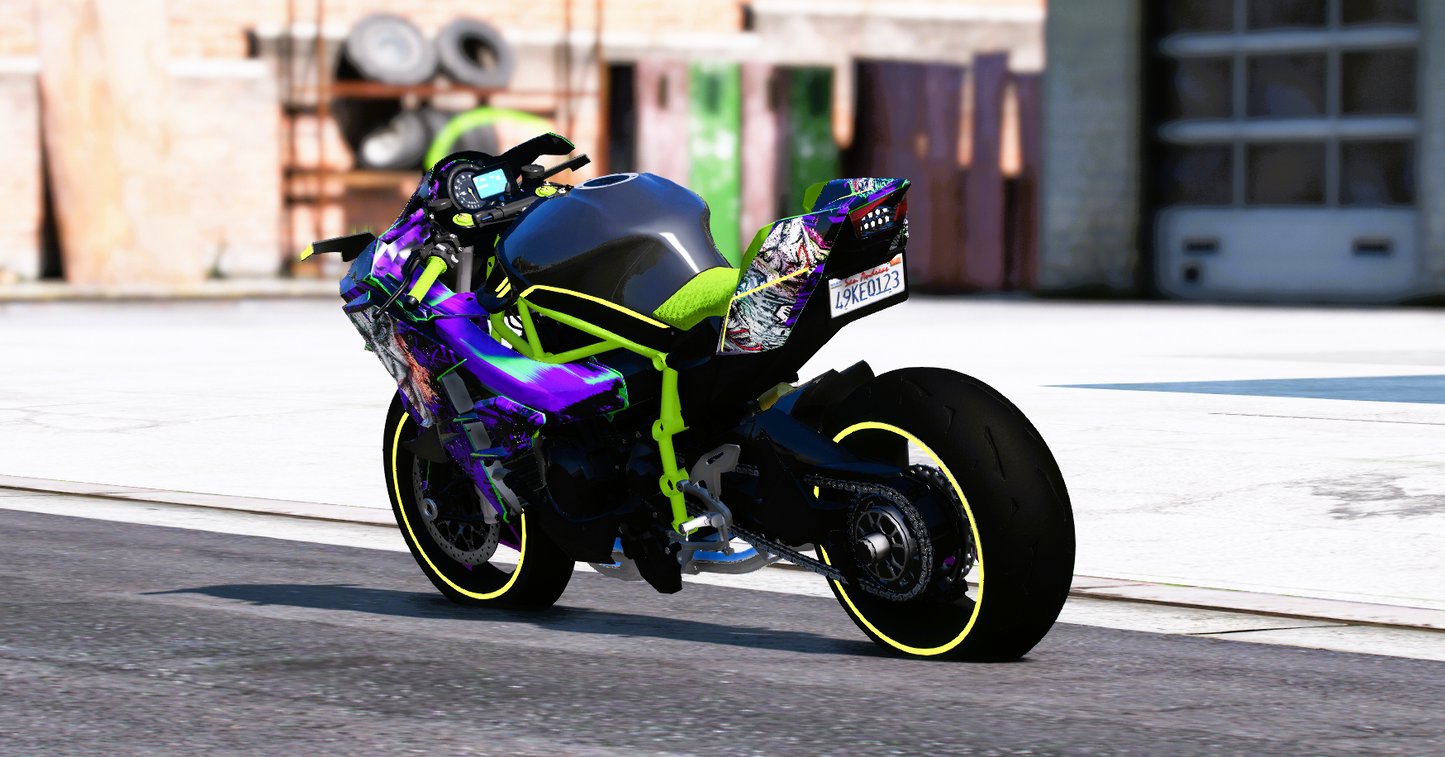 Kawasaki Ninja H2 "Mad Grin" | EZ Customs