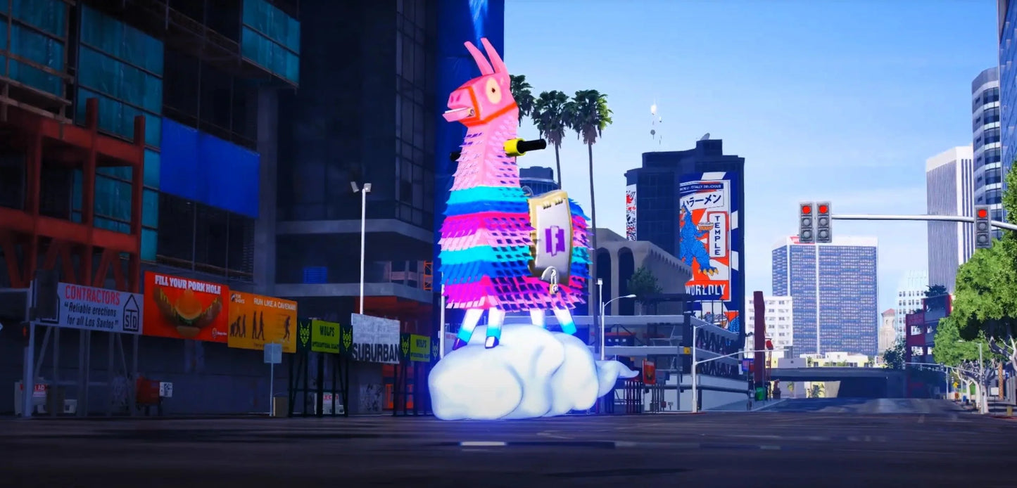 Flying Fortnite Llama | A&G