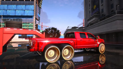 Ford F150 Mega 10 on Staggered Amani + Trailer | PNUT Customs