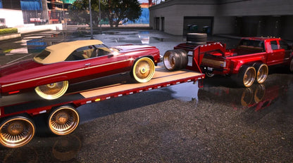 Ford F150 Mega 10 on Staggered Amani + Trailer | PNUT Customs