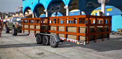 Ford F350 FMRanchEnd with Trailer | GZ Customs