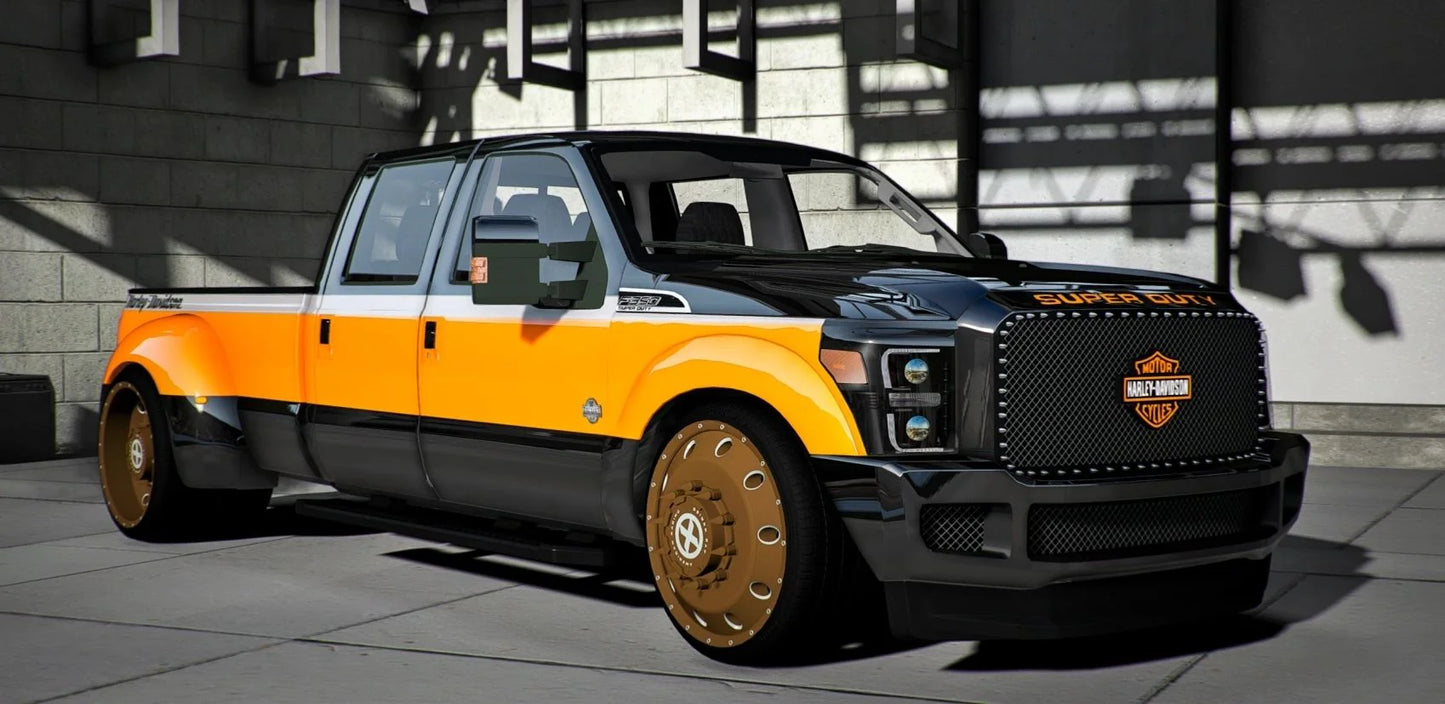 Ford F350 Harley Edition | Bagged Customs