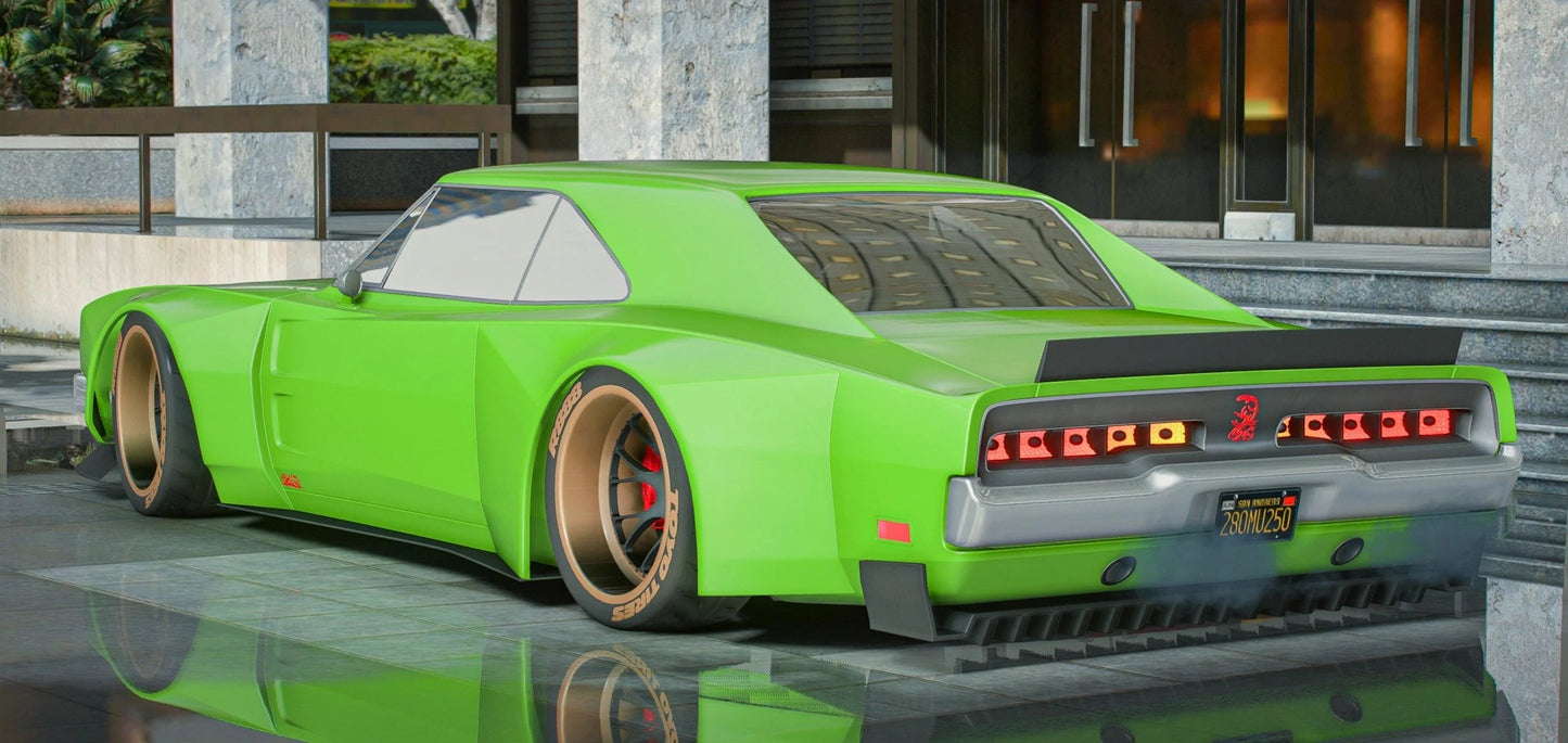 Dodge Charger Hellephant WideBody 1969 | South Coast Customs