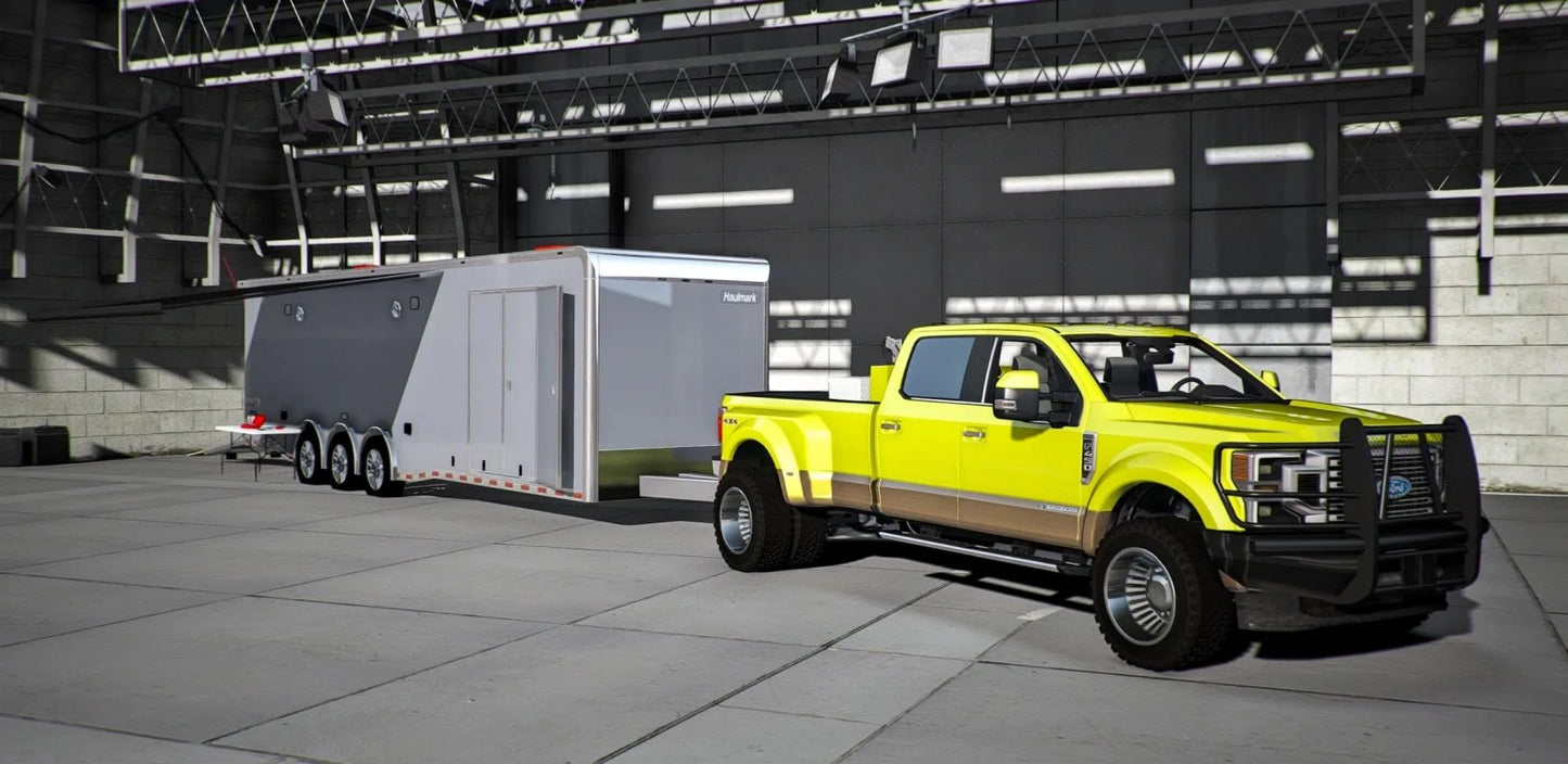Ford F450 Super Duty Crew Cab Dually Pickup + Trailer | Diesel Customs