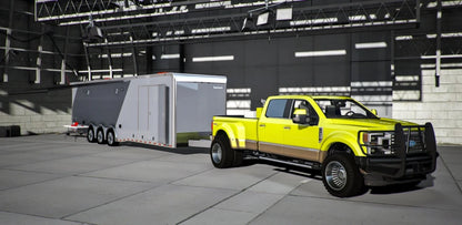 Ford F450 Super Duty Crew Cab Dually Pickup + Trailer | Diesel Customs