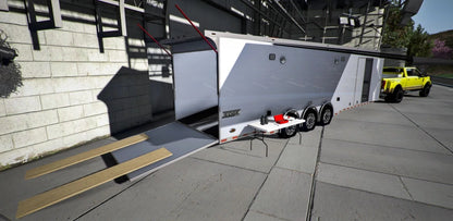 Ford F450 Super Duty Crew Cab Dually Pickup + Trailer | Diesel Customs