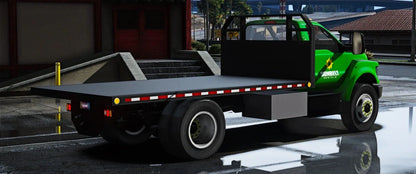 Ford F750 Flatbed | Bagged Custom