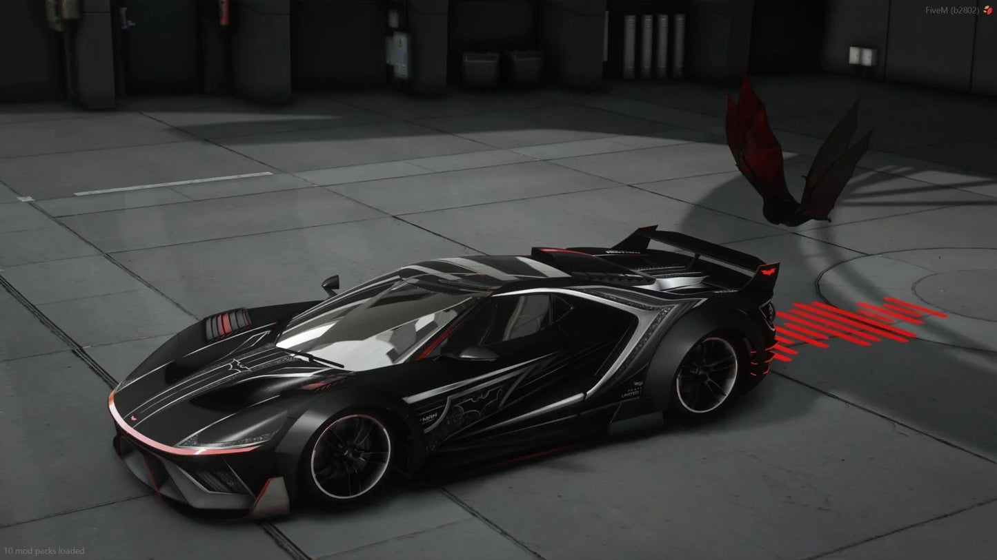 Ford GT MKII Batman Edition [100+ Tuning Parts] [Dinamic Lights] | Port Baek