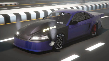 Ford Mustang Cobra Twin Turbo Drag | Driek
