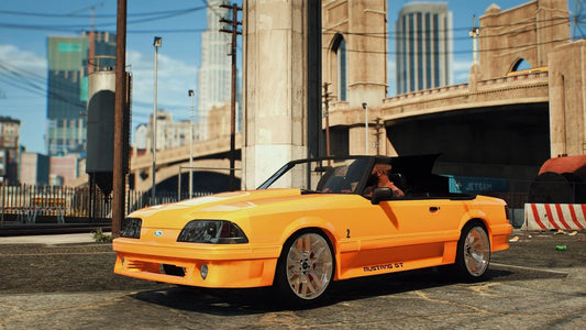 Ford Mustang Fox 5.0 (Animated Roof) 5 seater | DDC Cars
