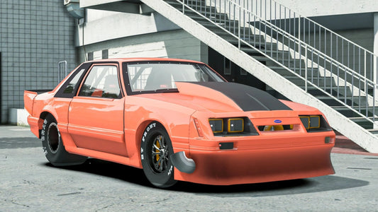 Ford Mustang Fox Body Silvermullet Drag| L11RY