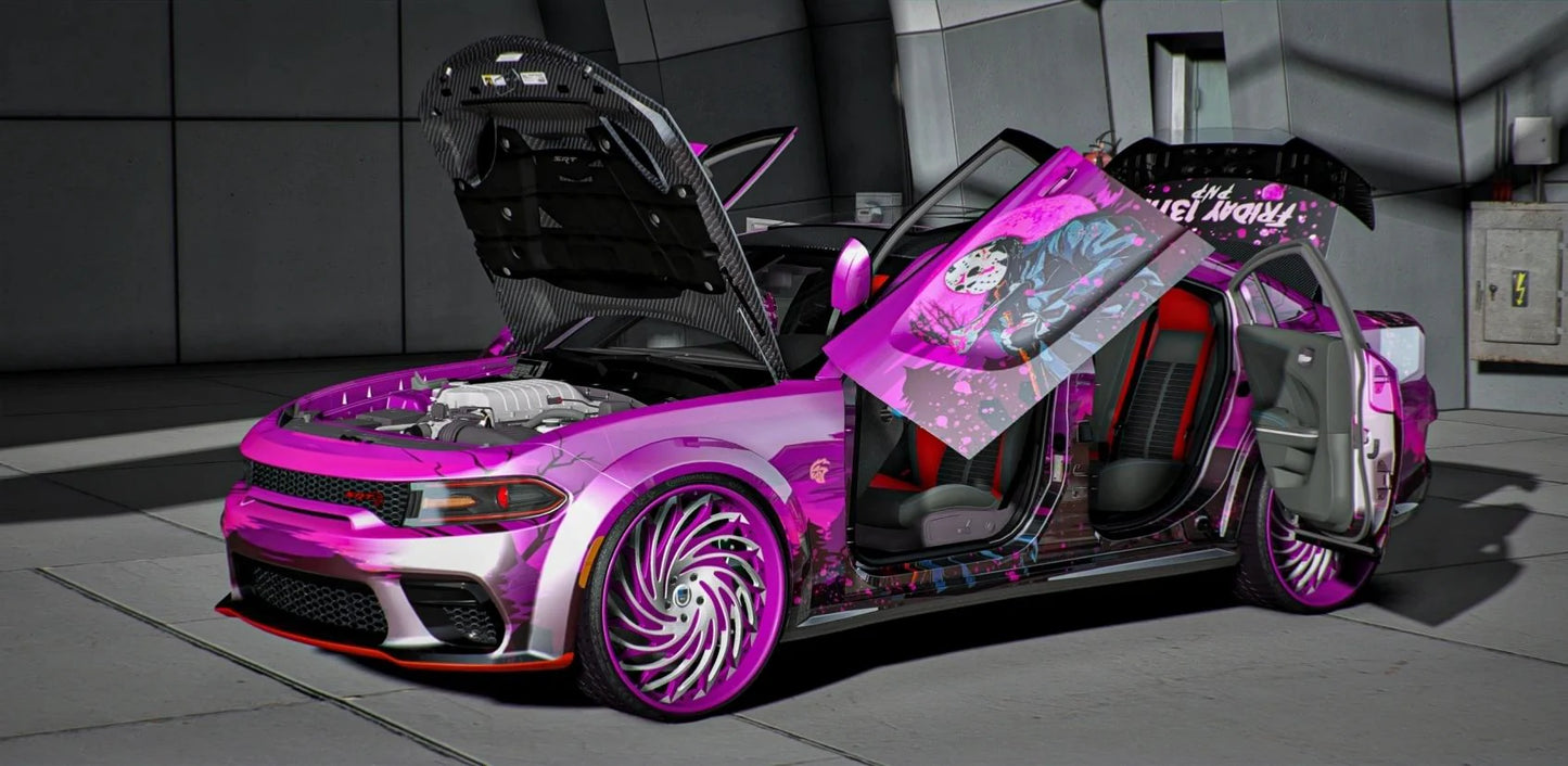 Friday The 13th Dodge Charger SRT Ghoul Widebody Donk | FX Builds