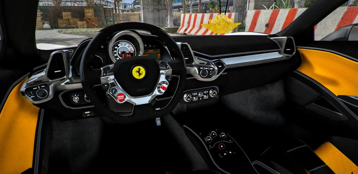 Ferrari 458 Air Jordan 1 [60+ Tuning Parts] [Dinamic Lights] | Port Baek