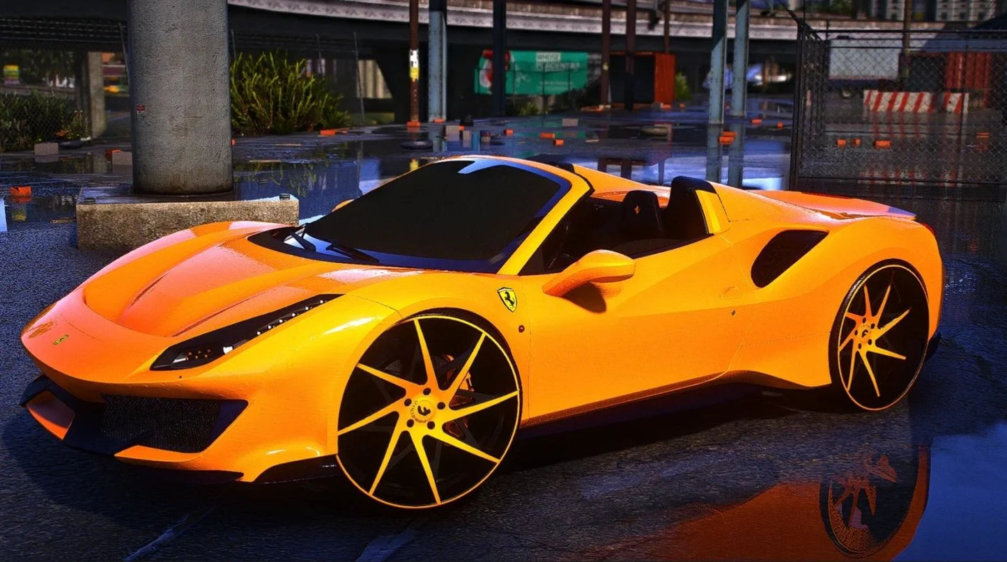 Ferrari 488 Pista on Forgiatos [Animation Roof] | PNUT Customs