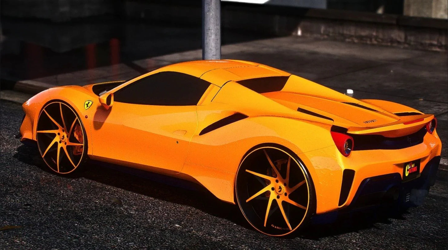 Ferrari 488 Pista on Forgiatos [Animation Roof] | PNUT Customs