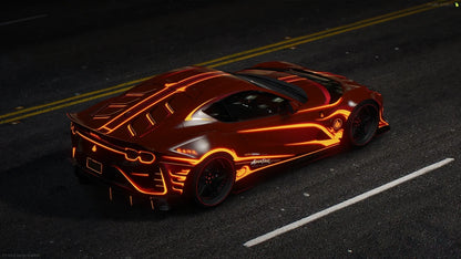 Ferrari 812 Competition Avatar: The Last Airbender [Dinamic Lights] | Port Baek