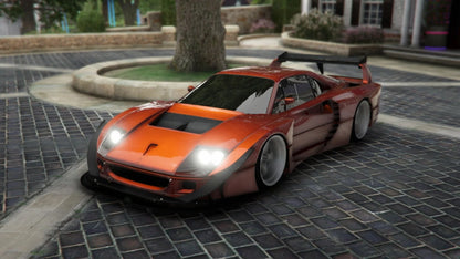 (Debadged) Ferrari F40 LM Extreme | Oplizion Customs