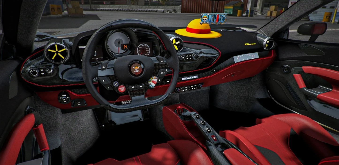 Ferrari F8 Spider Novitec Widebody Luffy Gear 5 [Auto-roof][30+ Tuning Parts] | Port Baek