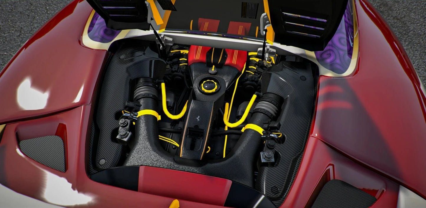 Ferrari F8 Spider Novitec Widebody Luffy Gear 5 [Auto-roof][30+ Tuning Parts] | Port Baek