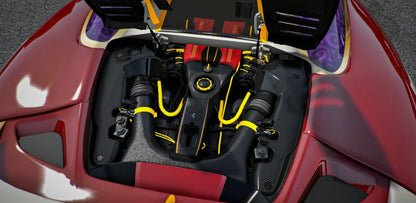 Ferrari F8 Spider Novitec Widebody Luffy Gear 5 [Auto-roof][30+ Tuning Parts] | Port Baek